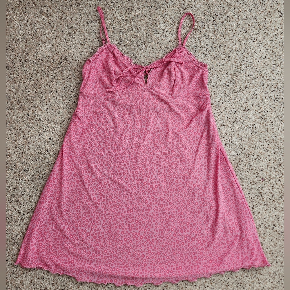 American Eagle Pink Floral Mini Dress